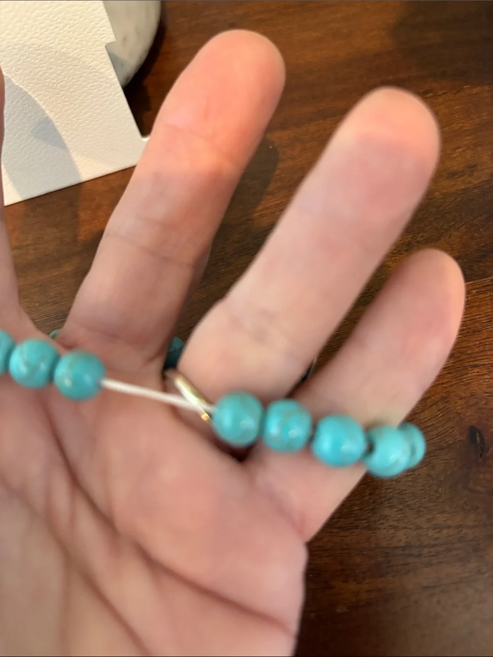 Wildflower Cactus beaded,turquoise stones,rhinestone flowers stretch,Western